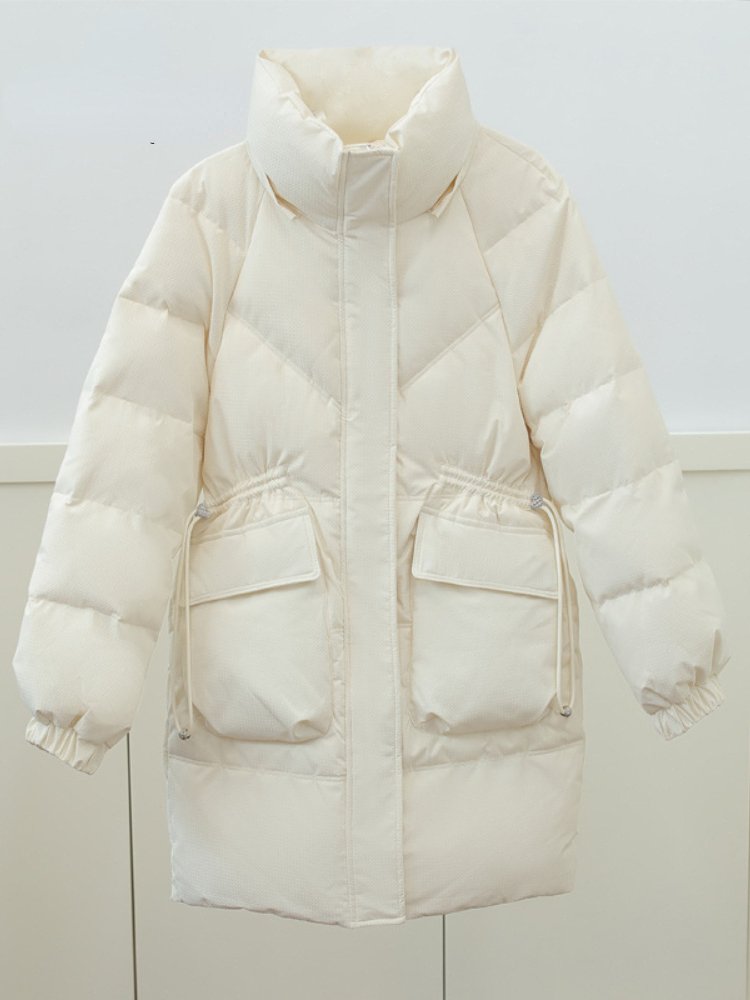 Thickened medium to long cotton jacket for women 2023 new loose oversized hooded cotton jacket, stylish and stylish cotton jacket H87#68