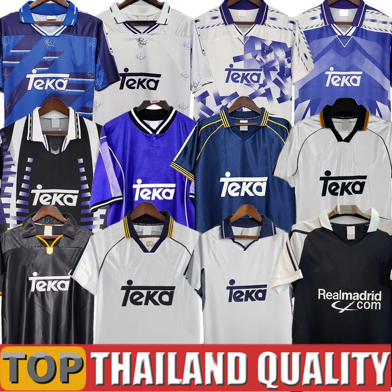 Retro Soccer Jerseys ZIDANE GUTI REAL 84 MADRIDS Ramos RAUL 85 86 87 88 89 90 92 94 96 98 SEEDORF CARLOS REDONDO 00 01 02 03 04 06 08 final KAKA classic vintage Football shirt