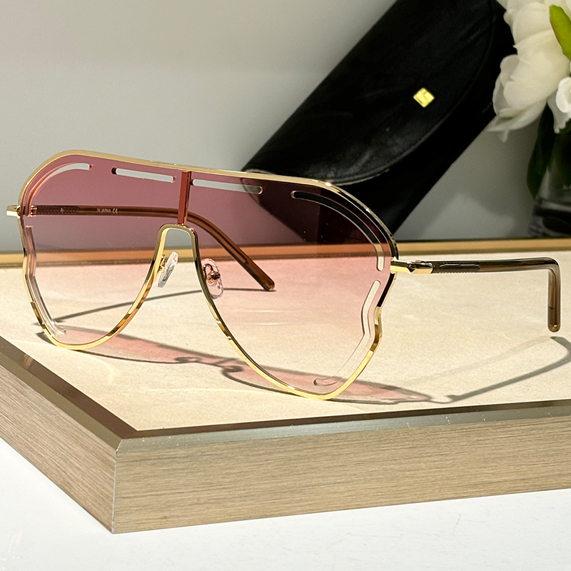 Designer Sunglasses Big Frame 266 Women Men Vintage Pilot Sun Glasses Gardenia series Outdoor Driving Men Fashion Gasses UV400 Protection