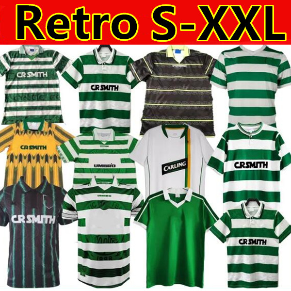 Retro Celts Soccer Jerseys 80 81 87 88 LARSSON Home Away KYOGO EDOUARD JOSEPH 06 07 Celtic Football Shirt MORAVCIK TURNBULL ETI CHRISTIE JOTA GRIFFITHS FORREST GUEYE