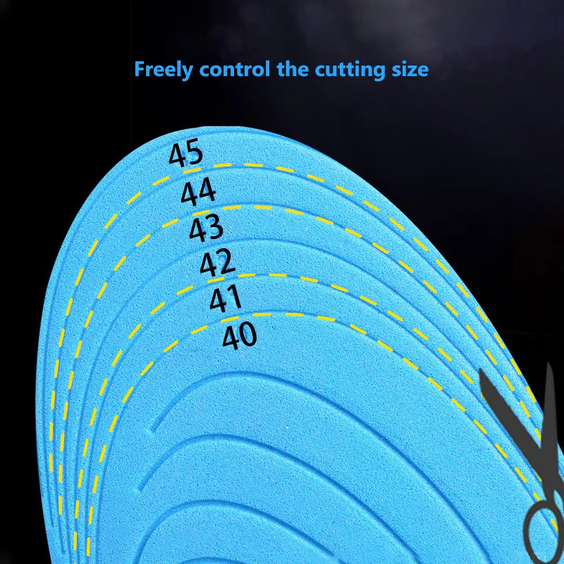 2024 Memory Foam Insoles For Shoes Sole Deodorant Breathable Cushion Running Insoles For Feet Man Women Orthopedic Insoles 240615