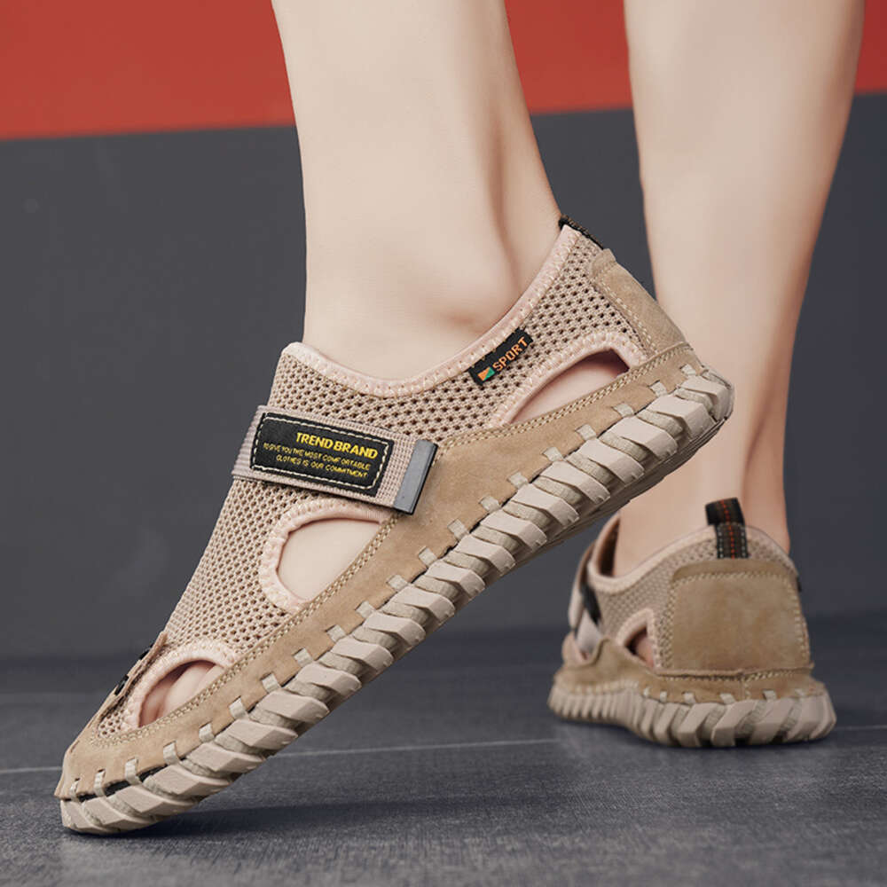 CYYTL Mens Sandals Handmade Summer Breathable Shoes Casual Outdoor Hiking Fashion Designer Sports Quality Sneakers Tennis