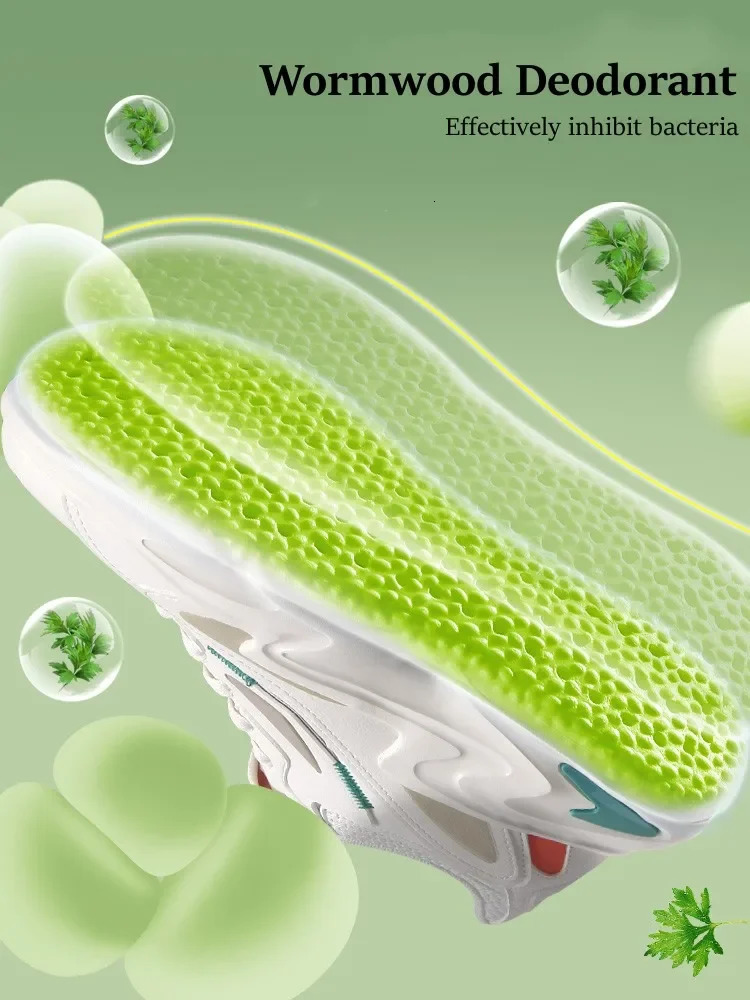 6 pieces Sports Running Insole for Shoes Soft Shock-Absorbing Arch Support Plantar Fasciitis Template Insoles for Feet Shoe Sole 240615