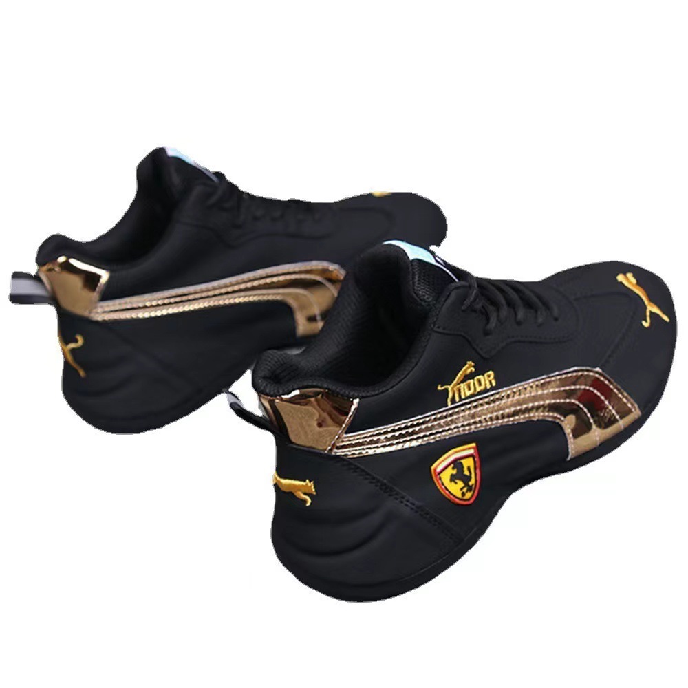 Soft Men's Casual New Fashion Sole Thick Soled Daddy Breathable Versatile Trendy Shoes Triple Red Free shipping Lhshoe d