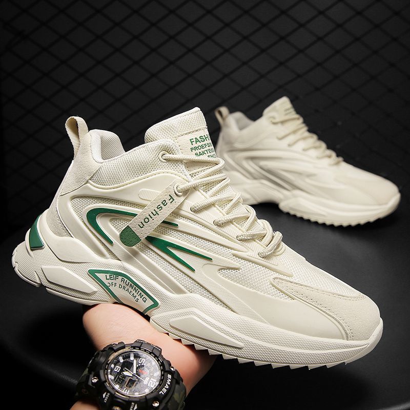 Spring New Men Casual Fly Woven Breathable Fish Scale Mesh Sports Running Blade Shoes