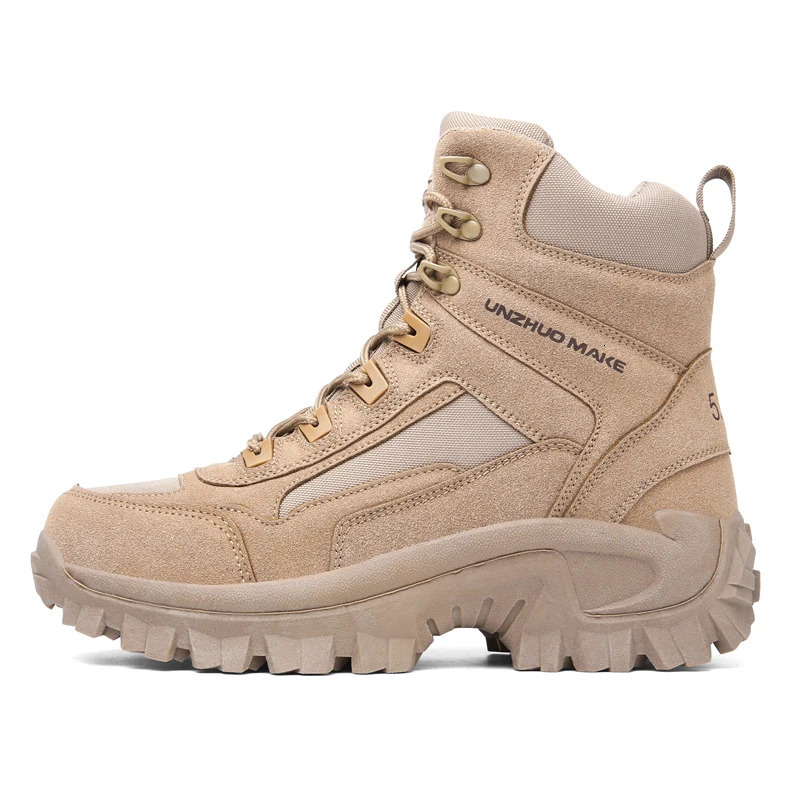 Outoor Hiking Boots Men Desert Shoes Men Outdoor Hunting Trekking Camping Boots Man Tactical Boot Work Safty Shoes 240615
