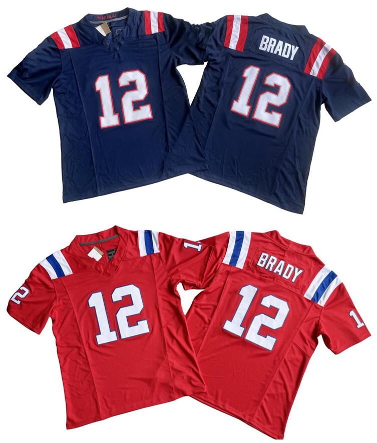 Tom Brady Stitched football Jerseys Matthew Judon Mac Jones Rhamondre Stevenson Rob Gronkowski Men women Youth S-3XL red game jersey