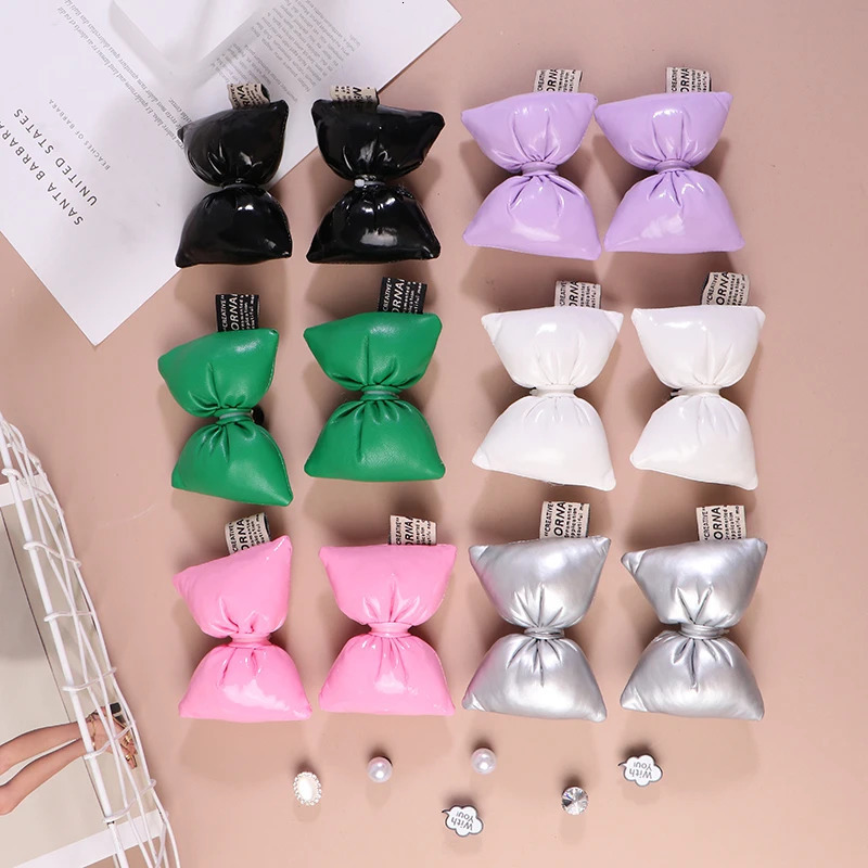 Multiple Colors Bow Shoe Accessories Fashion Elegant Shoe Charms For All-match Vintage Shoe Buckle Decorations Cute Bowtie 240615
