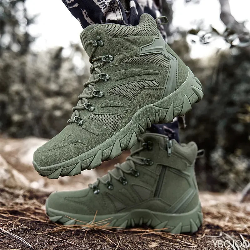Mens Boots Outdoor Hiking Boots Men Winter Desert Motocycle Zapatos Hombre 240615