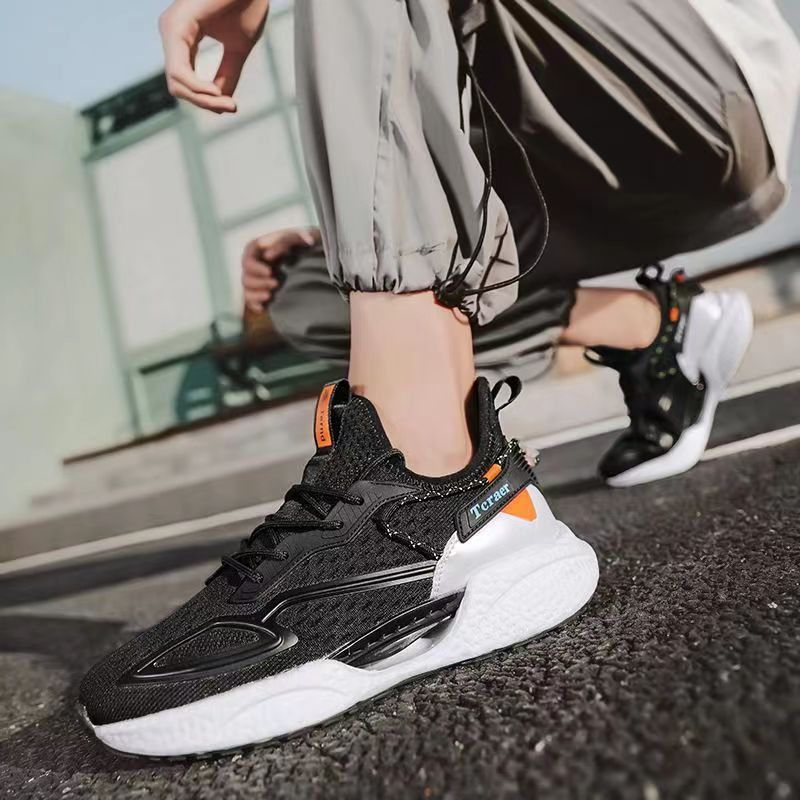 Autumn New Men's Lightweight Breathable Running Shoes Comfortable Shock Absorbing Free shipping