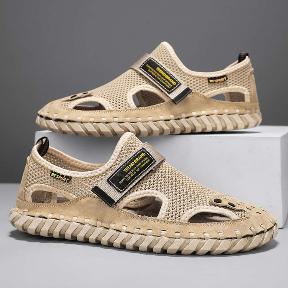 CYYTL Mens Sandals Handmade Summer Breathable Shoes Casual Outdoor Hiking Fashion Designer Sports Quality Sneakers Tennis