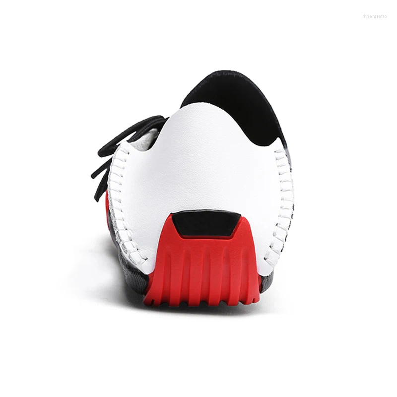 Casual Shoes Men Loafers Leather Handmade Moccasins Comfortable Driving Sneakers Male Designer Design Footwear