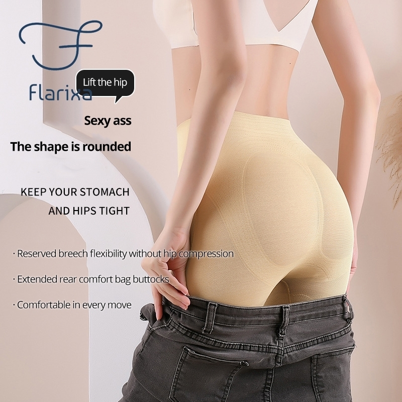 Breast Form Flarixa Bady Shaper Short Butt Lifter Women Shapewear Tummy Control Female High Waist Trainer Body shaper Panties Corset Abdomen y230812