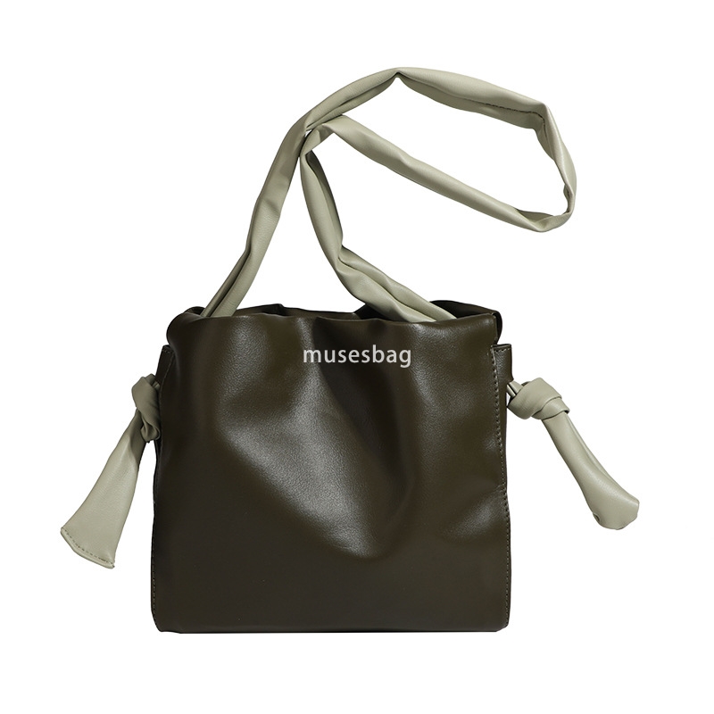 New PU Material Street Trend Daily Matching Women's Underarm Bag Fashionable and Versatile French Commuter One Shoulder Crossbody Bag