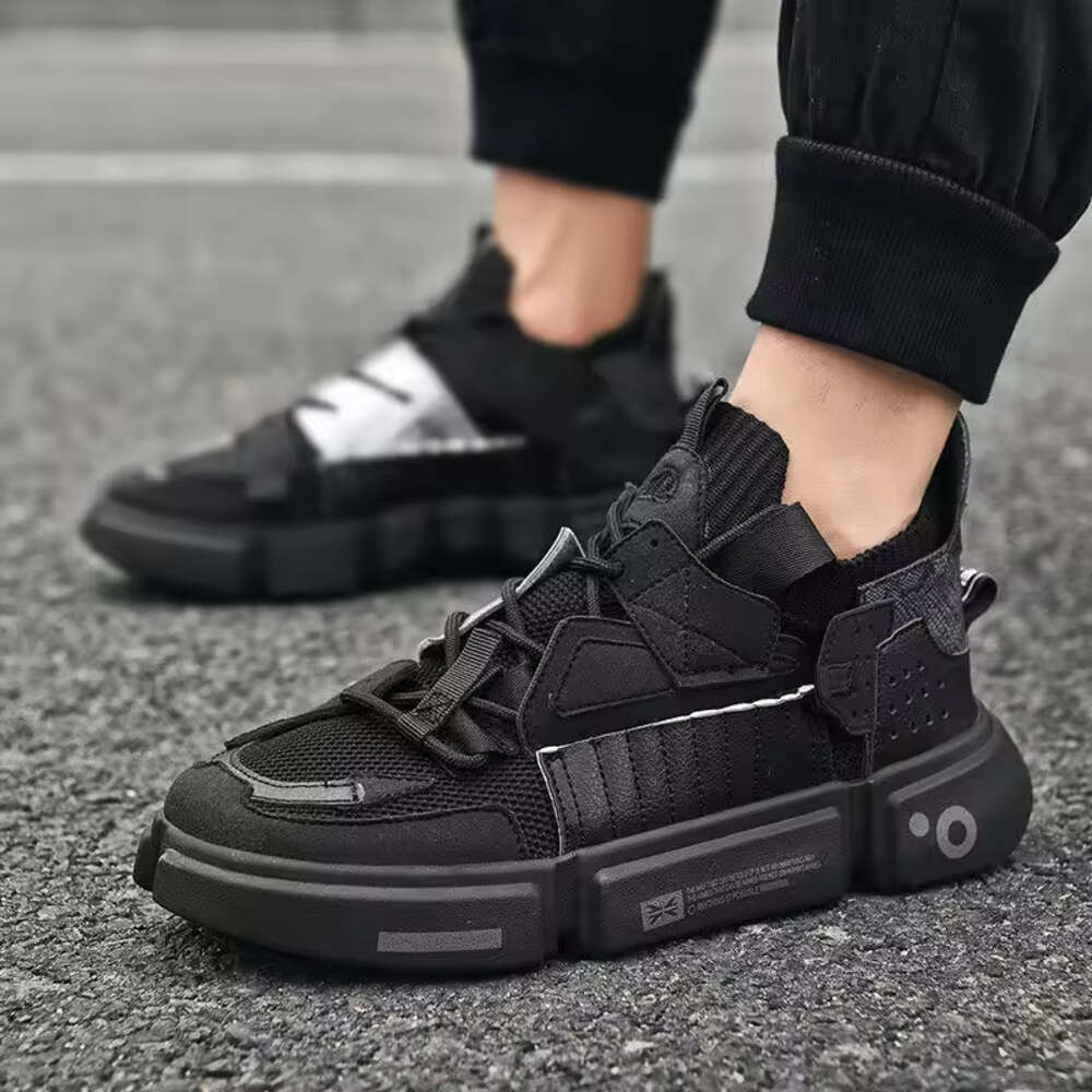 2024 Factory New Design Custom Brand Thick Sole New Mesh Breathable Men's Walking Casual Running Sneakers