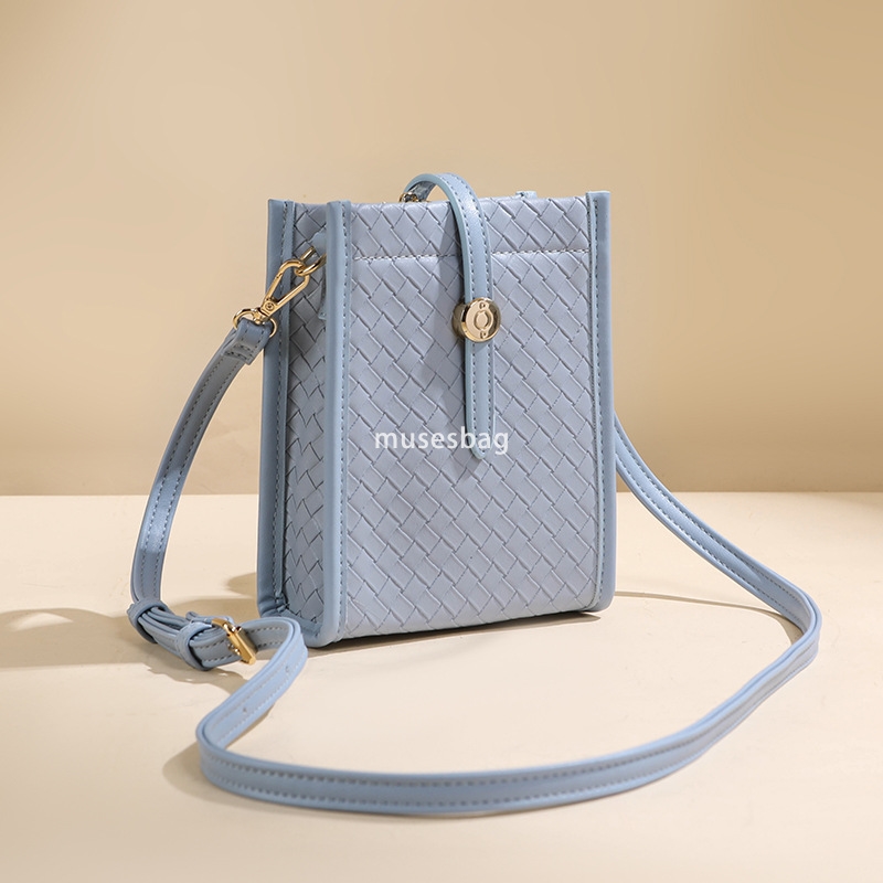 Designer Women's High Quality High end Fashionable Versatile Woven Classic Retro Multi functional Small Bag Mobile Phone Bag One Shoulder Crossbo