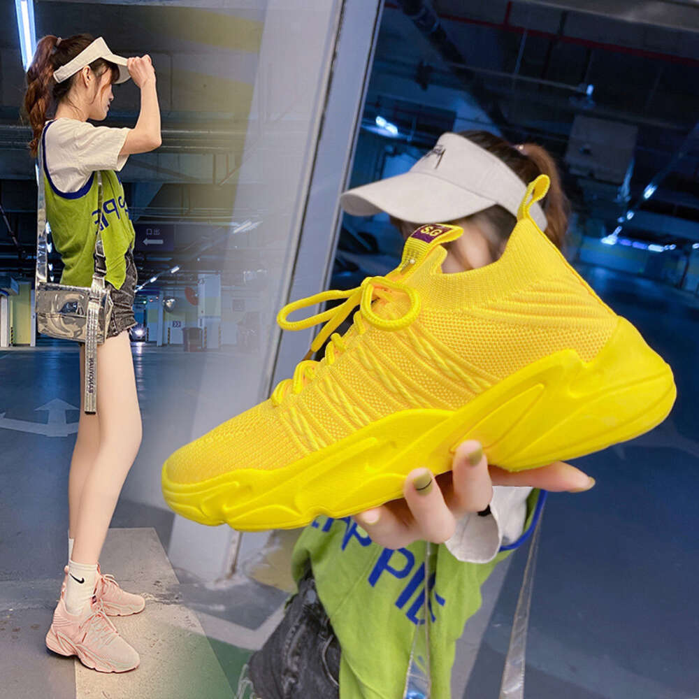 Think 2022 Fashion Lace Up Platform Women's Summer Zapatos Mujer Plus Size Flat Mesh Sports Woman Vulcanize Sneaker Shoes