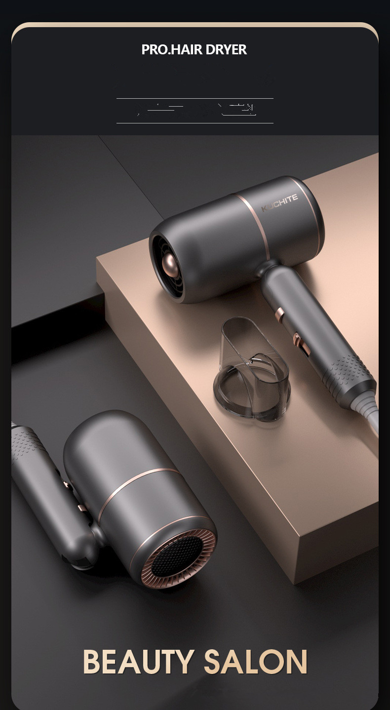 Professional Hair Dryer Ionic Blow Dryer Foldable Portable Strong Winds Water ION Secure Hair Dryers For Man Women Curly Hair Home Beauty Hair Salon H