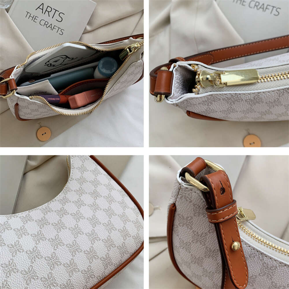 Toptrends French Style Underarm Small Shoulder Bags For Women 2023 Trend Design PU Leather Half Moon Ladies Handbags And Purses H6.17#32