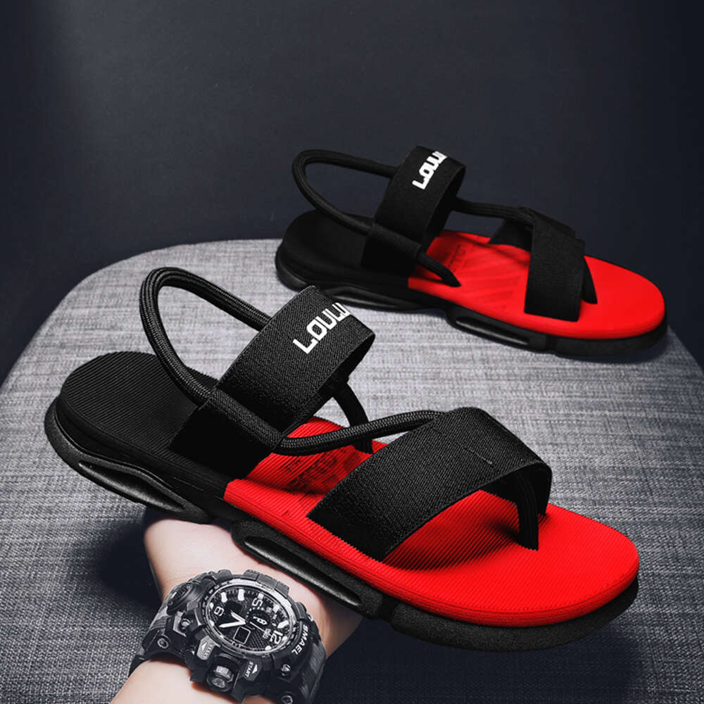 2023 Wholesale Designer Flat Sandal Men Summer Fashion Outdoor Flip-flops Custom Slippers with Soft Beach Sandals