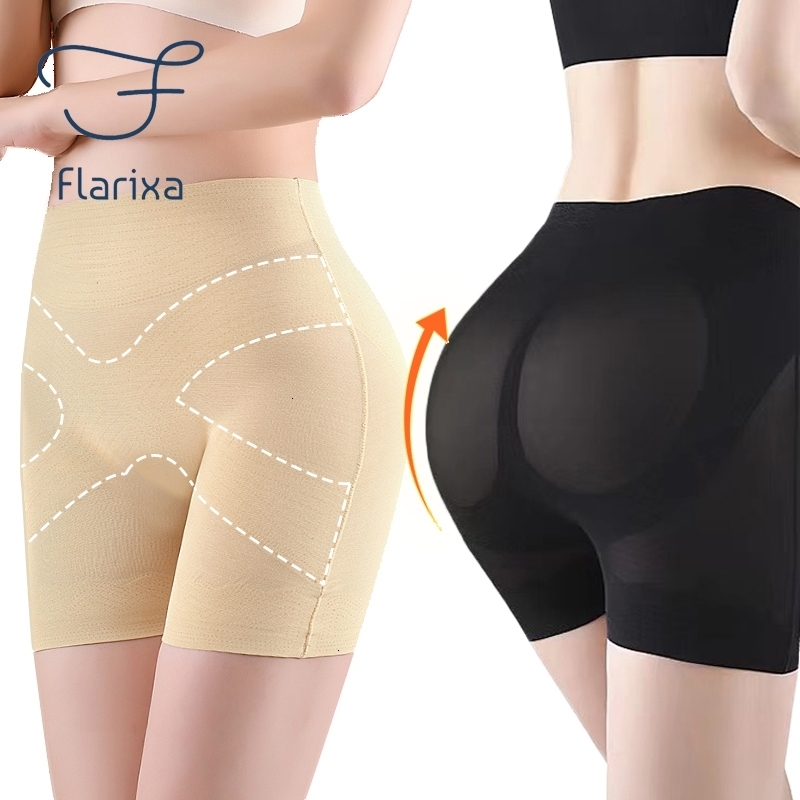 Breast Form Flarixa Bady Shaper Short Butt Lifter Women Shapewear Tummy Control Female High Waist Trainer Body shaper Panties Corset Abdomen y230812