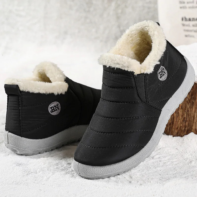 Womens boots warm fur winter boots womens waterproof snow boots ankle Botas Mujer winter shoes womens winter boots 240615