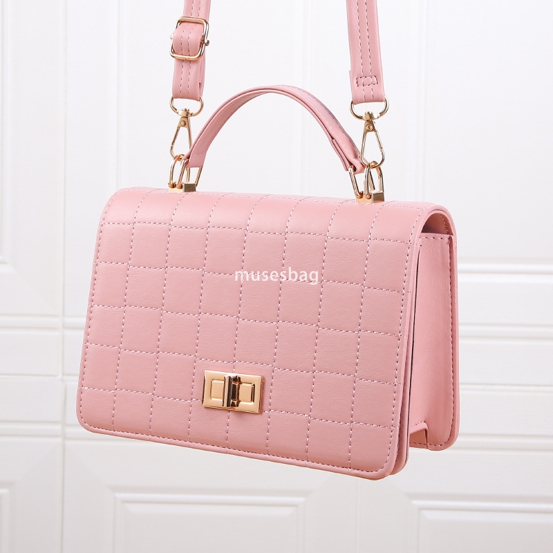 Designer Women's High Quality and Practical Korean Small Square Bag Handheld Three Piece Set Trendy and Fashionable Retro One Shoulder Crossbody 