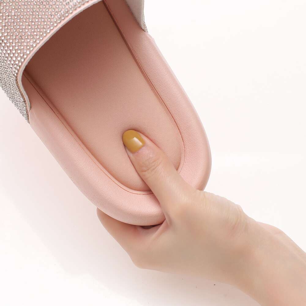 Customize Outdoor Bling Decoration Outdoor Slides Slippers for Ladies Women Flat Sandals