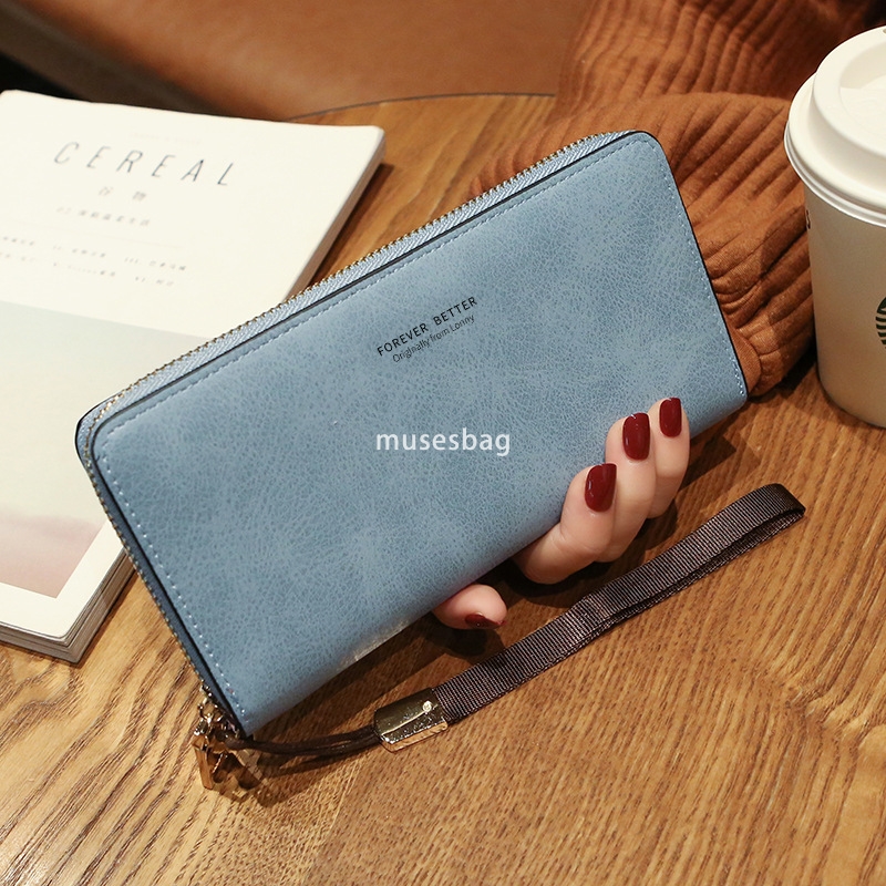 Designer Women's High Quality Classic Vintage Handheld Long Wallet Korean Edition Handbag Multi functional Card Bag Phone Zero Wallet Women'