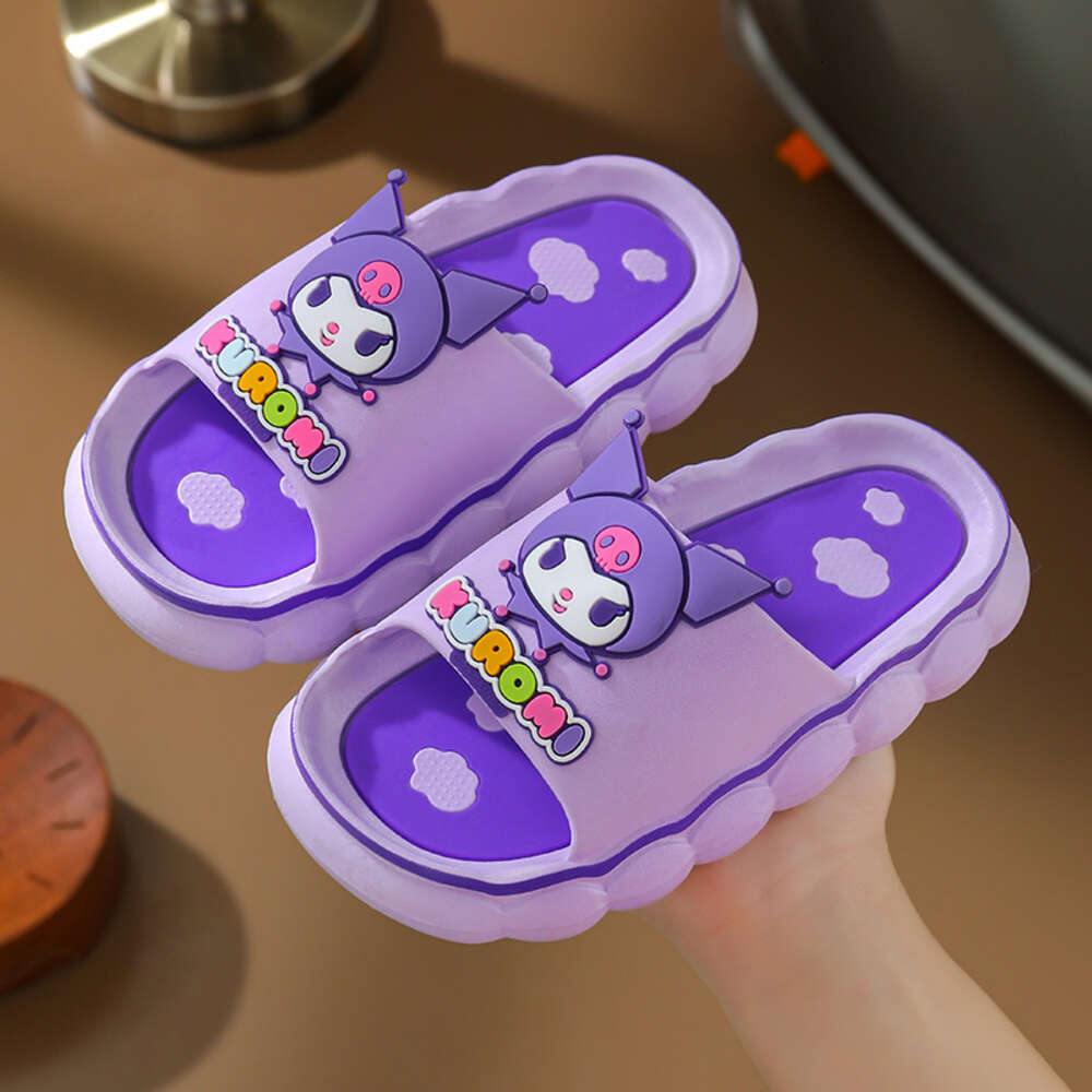 New Arrivals Cute Sanrioes Kuromi My Melody Summer Indoor Home Non-slip Slippers Indoor Outdoor Sandals
