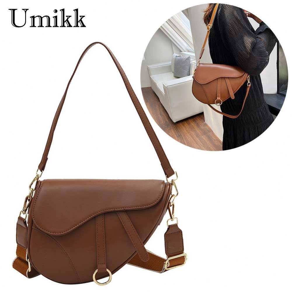pu Leather Small Crossbody Bag Two Straps Women Mini Hobo Bag Waterproof Saddle Shoulder Bag Small Handbag Ladies Top Handle 56dV#