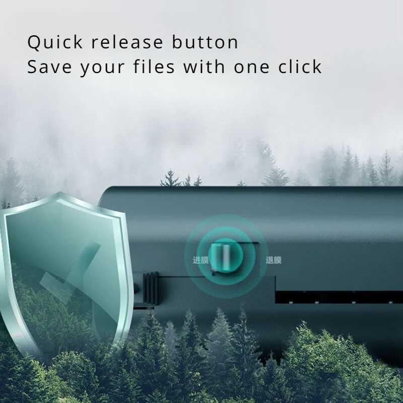 Printers Deli A4 laminating machine for office and home use high-speed film laminating machine for document and photo lamination Y240617I6Q8