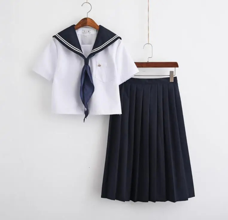 JapaneseKorean Sailor Suit Cosplay Costumes School Uniforms Cute Girls JK Student Clothing TopSkirts LOLITA COSPLAY JKN2101 240617