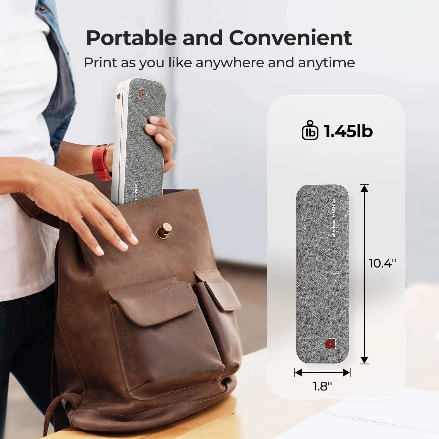 Printers PeriPage A40 thermal printer wireless Bluetooth printer portable mini thermal printer A4 paper photo printer Y240617DBWE