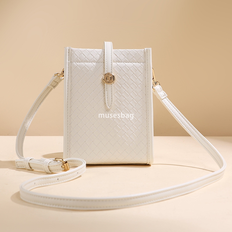 Designer Women's High Quality High end Fashionable Versatile Woven Classic Retro Multi functional Small Bag Mobile Phone Bag One Shoulder Crossbo