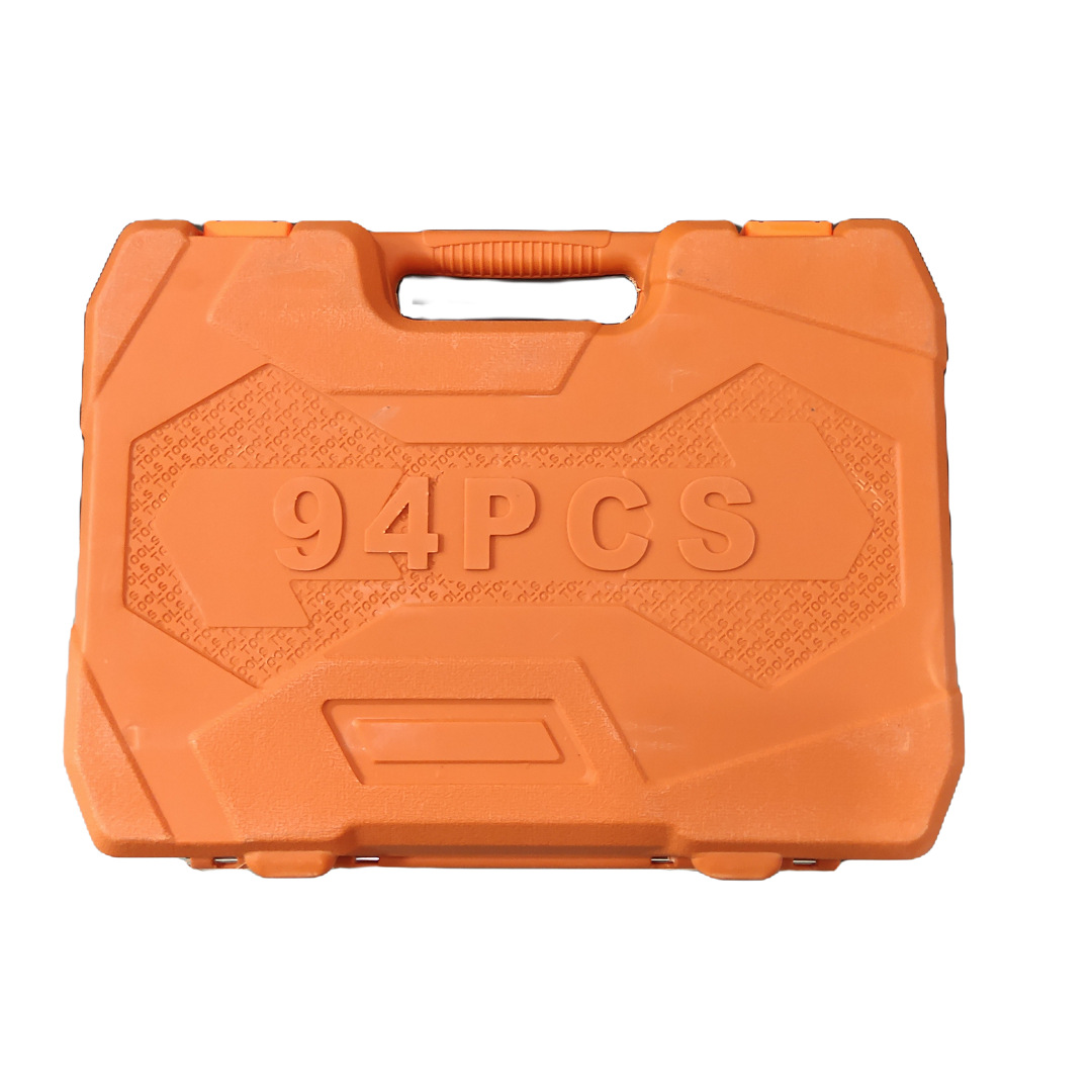 Professional 94 Pc Car Repairing Tools Collection with Heavy Duty 1/2-Inch Wrench Sets