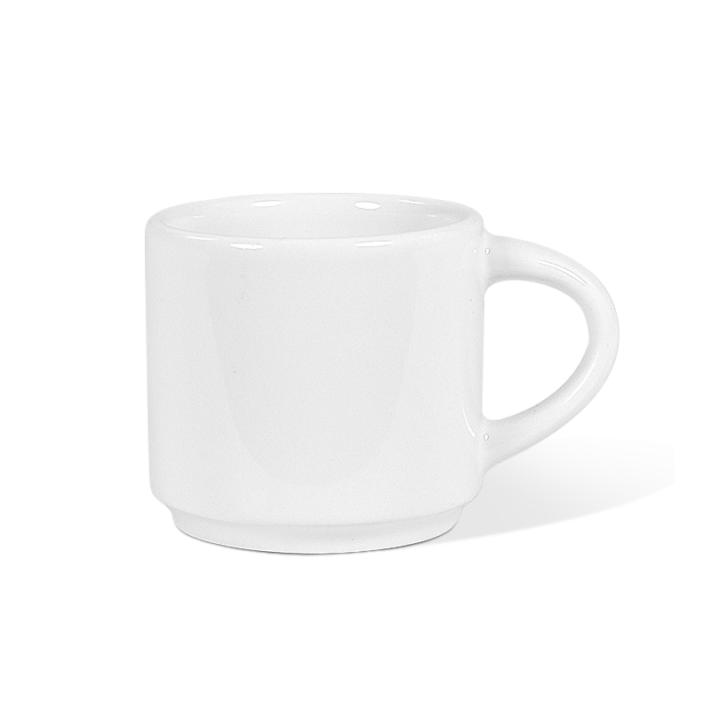 2.5oz Mini Sublimation Mugs Blank Ceramic Mugs Ceramic Coffee Mugs Sublimation Blanks Classic Cup for Coffee Milk Hot Cocoa Tea Latte for DIY