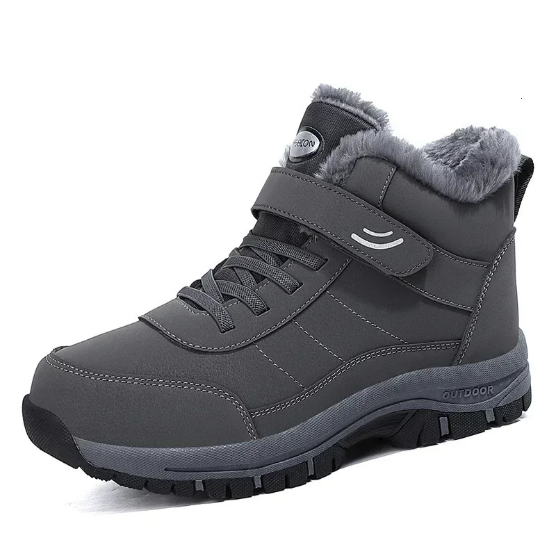 Womens ankle boots waterproof and warm snow boots womens anti slip hiking shoes womens sports shoes comfortable couple shoes womens 2024 240615