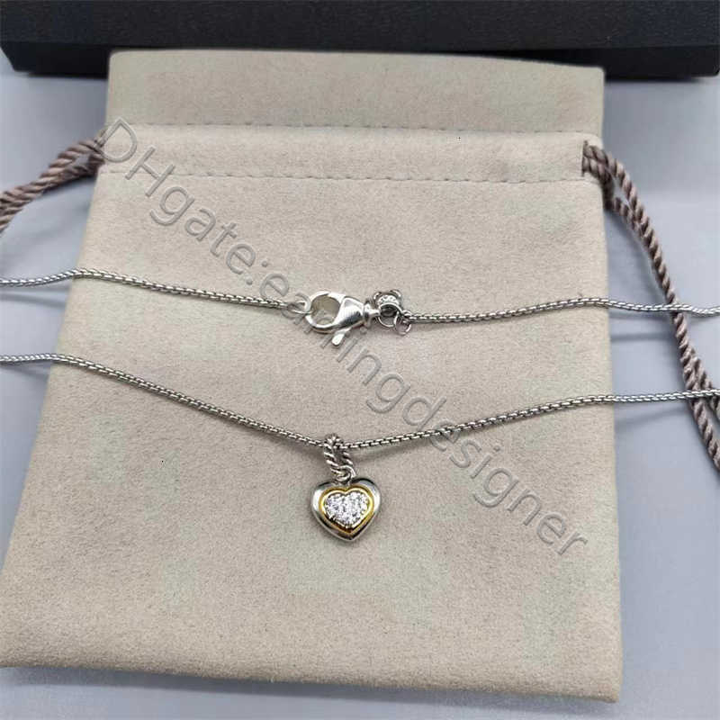 2025 50cm Pendant Silver 18k Designer Necklaces Men Streamlined Necklace Jewlery Luxury Cz Women Gold Cable Combination Box Chain CTAS