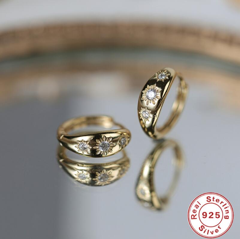 S Sterg Sier Clip Earrings: Octagon Micro Moissanite Dia Party Jewelry