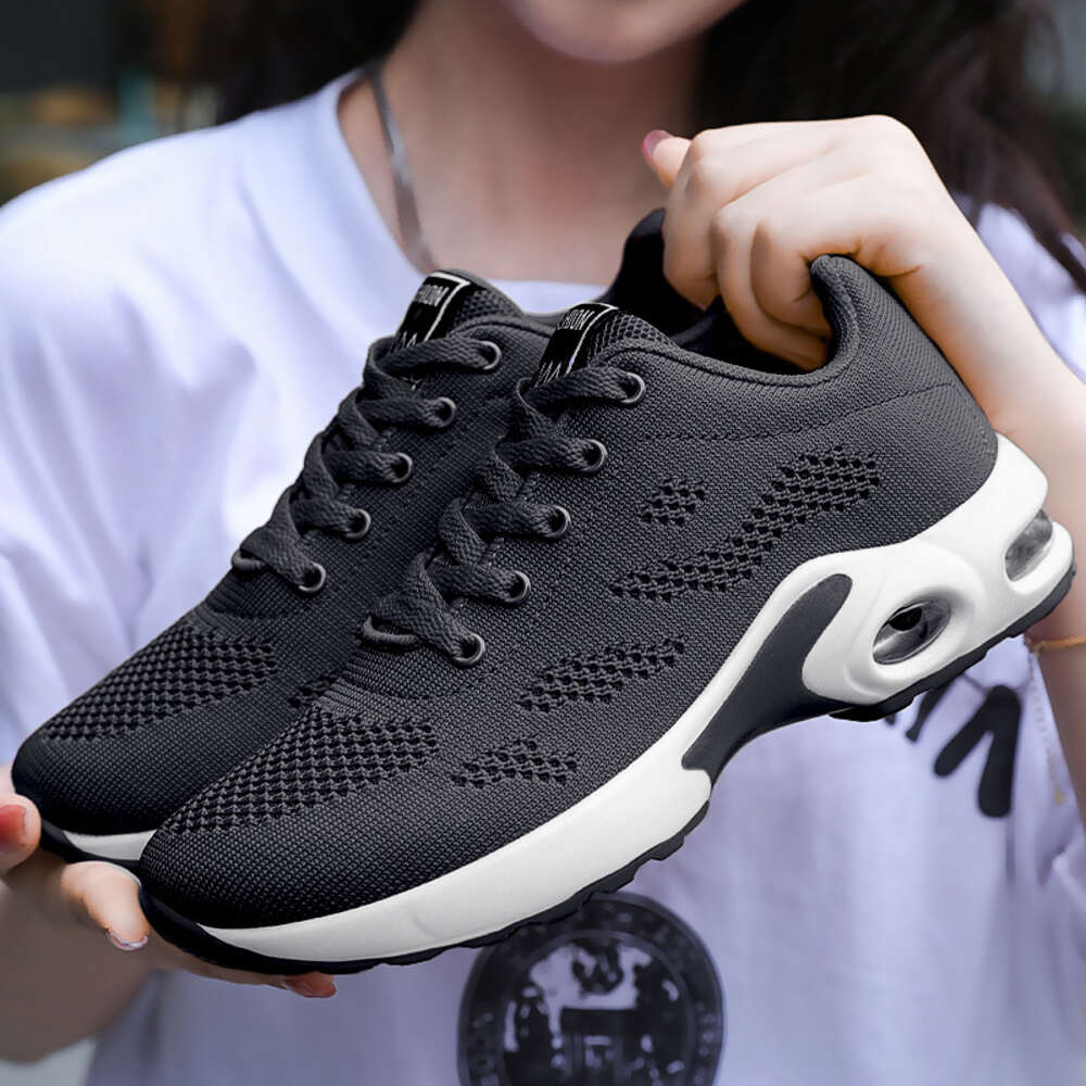 Latest Design Air-cushion Light Sneakers for Women Walking Style Shoes in Stock
