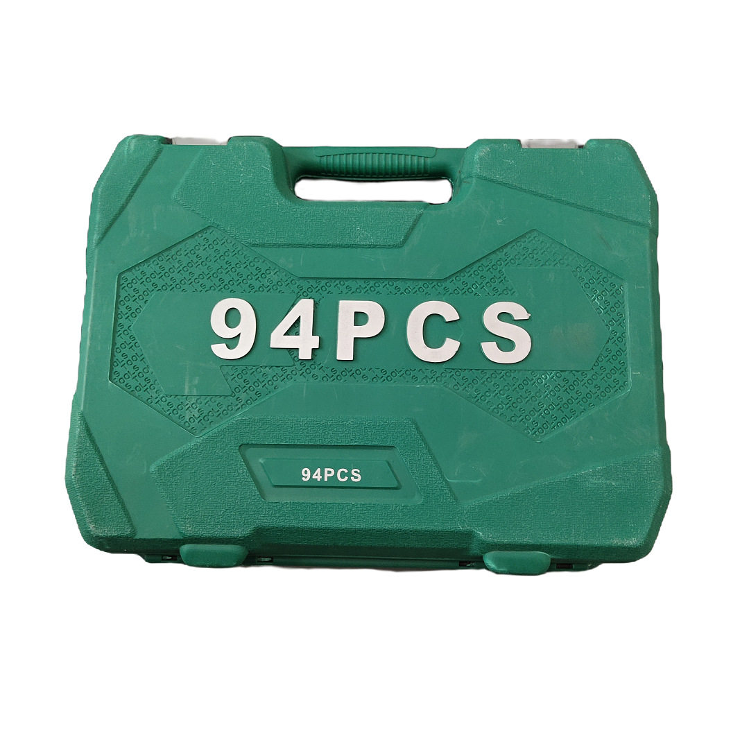 Professional 94 Pc Car Repairing Tools Collection with Heavy Duty 1/2-Inch Wrench Sets