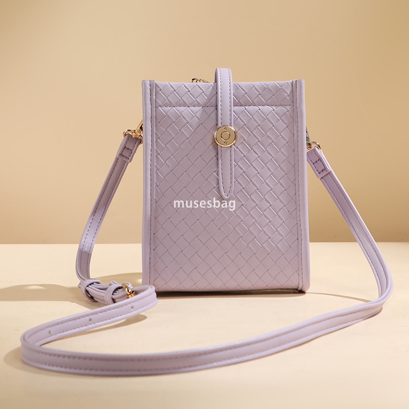 Designer Women's High Quality High end Fashionable Versatile Woven Classic Retro Multi functional Small Bag Mobile Phone Bag One Shoulder Crossbo