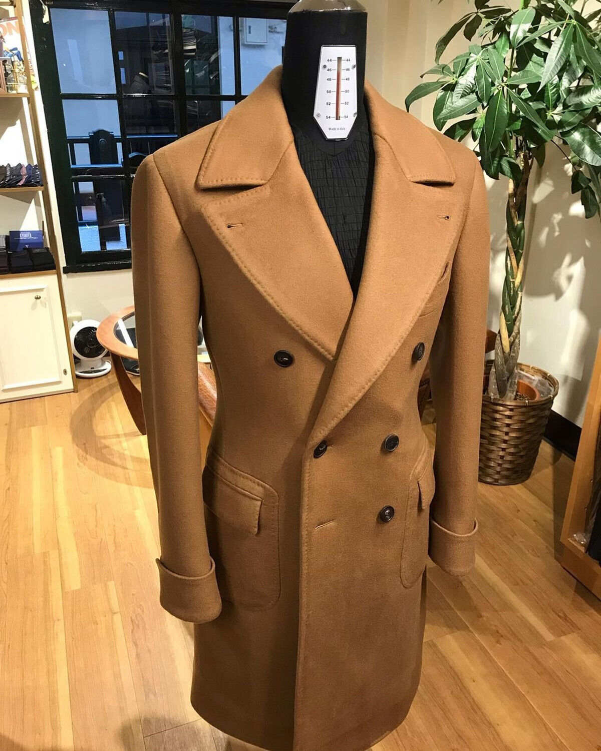 Woolen Men Overcoat Mens Suit Custom Made Costume Homme Formal Double Breasted Autumn Winter Long Coat Designer Jacket