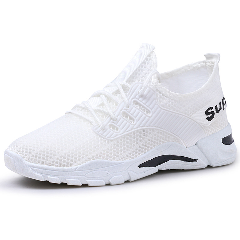 New Classic Shoe Sports Mesh Surface Men Sneaker Flat Black White Run Shoes