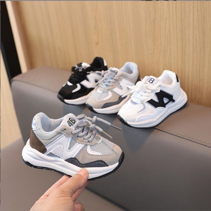 Autumn New Designer Children's Sports Shoes Boys Fashion Casual Shoes Girls Baby Shoes Soft Sole Running Shoes