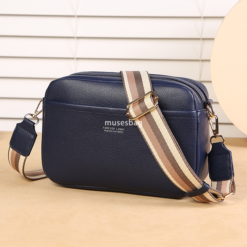 Designer Women's High Quality Fashionable and Practical Lightweight Bag Cross border Solid Color PU Retro Multi functional Crossbody Bag Single S