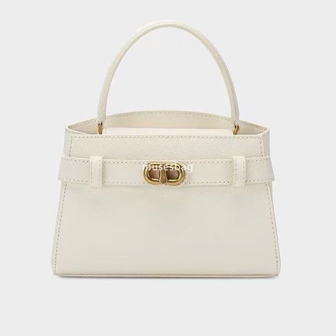 Urban minimalist daily outfit bag women new high-end texture niche retro metal buckle single shoulder bag versatile commuting crossbody bag