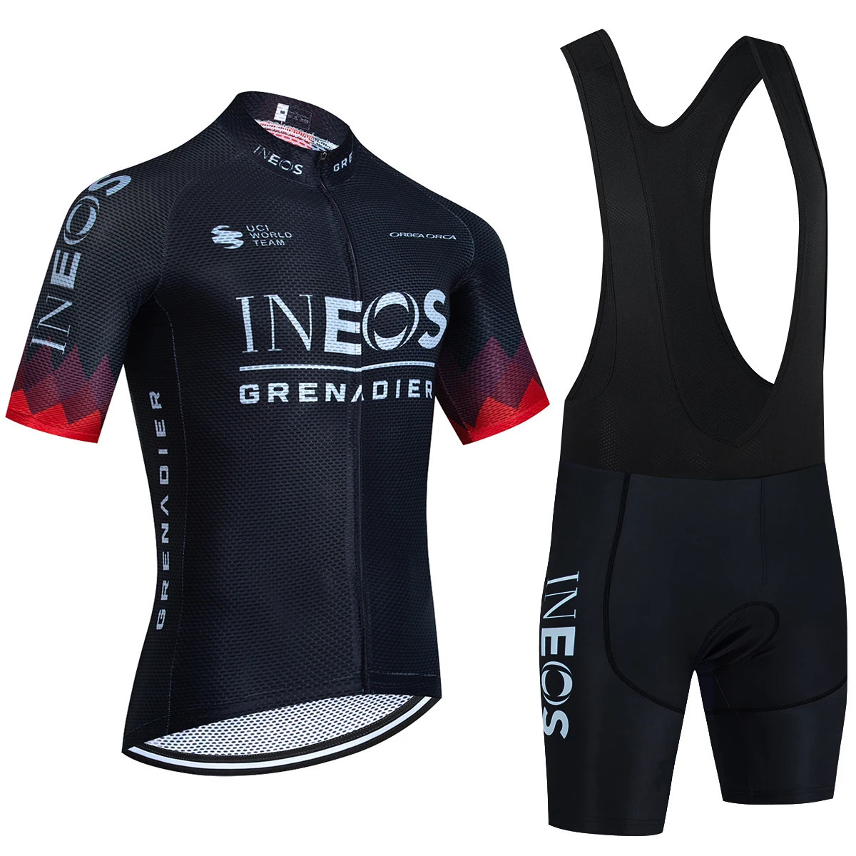 Black Gold Cycling Jersey UAE TEAM Bike Jersey Shorts Set Ropa Ciclismo Men Women Summer Pro Bicycle Maillot Clothing 240620