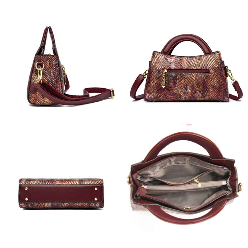 2023 Womens Designer Crocodile Pattern Shoulder PU Leather Brand Woman Crossbody Casual Handbag Bright Colour Bag H6.17#52 ddmythur